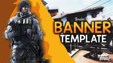 Cs Go Banner Template Csgo Banner For Youtube Youtube