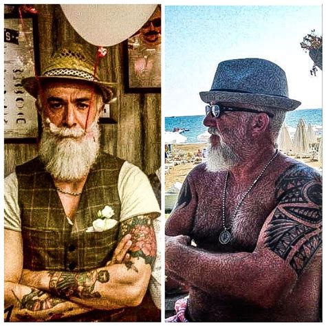 Grey Beards Hats And Tatts Alessandro Manfredini The Man Who Became