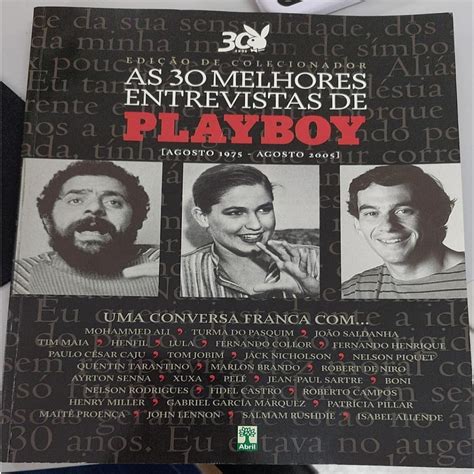 As Melhores Entrevistas De Playboy Autor Abril Shopee Brasil