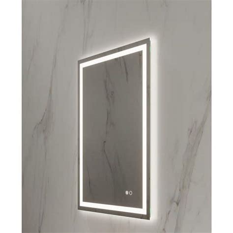 Kaila In W X In H Rectangular Frameless Wall Mounted Bathroom