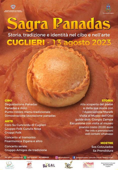 Sagra Panadas Domenica Agosto A Cuglieri Scopri Il Programma