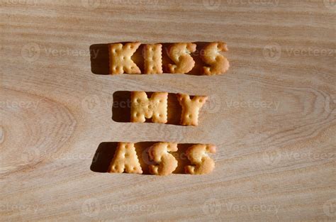 Kiss My Ass Heap Of Edible Letters 12918026 Stock Photo At Vecteezy