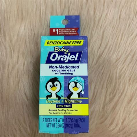 Orajel Baby Daytime And Nighttime Non Medicated Cooling Gels For