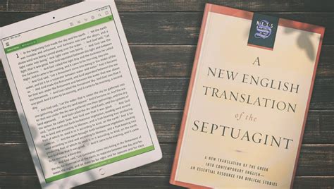 New English Translation of the Septuagint - Olive Tree Blog