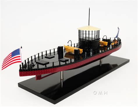 Uss Monitor Civil War Ironclad Wooden Ship Model 24 Captjimscargo