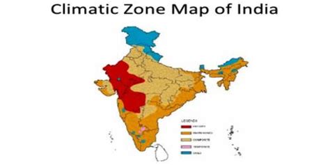 Climatic Regions Of India QS Study