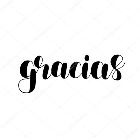 Gracias En Espa Ol Gracias Letras De Cepillo Archivo Im Genes