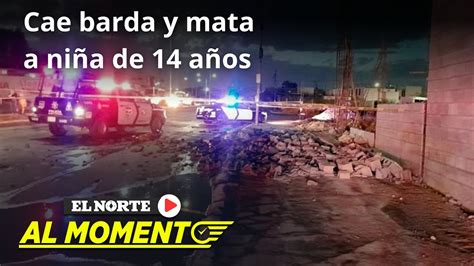 Muere Adolescente Al Caerle Barda De Construcci N En Apodaca Youtube