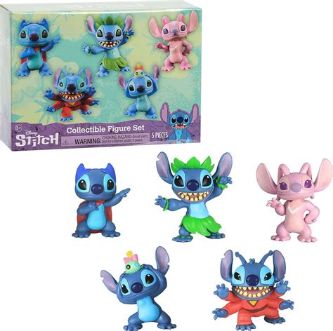 Disney Lilo Stitch Superhero Stitch Hula Stitch Alien Stitch Angle