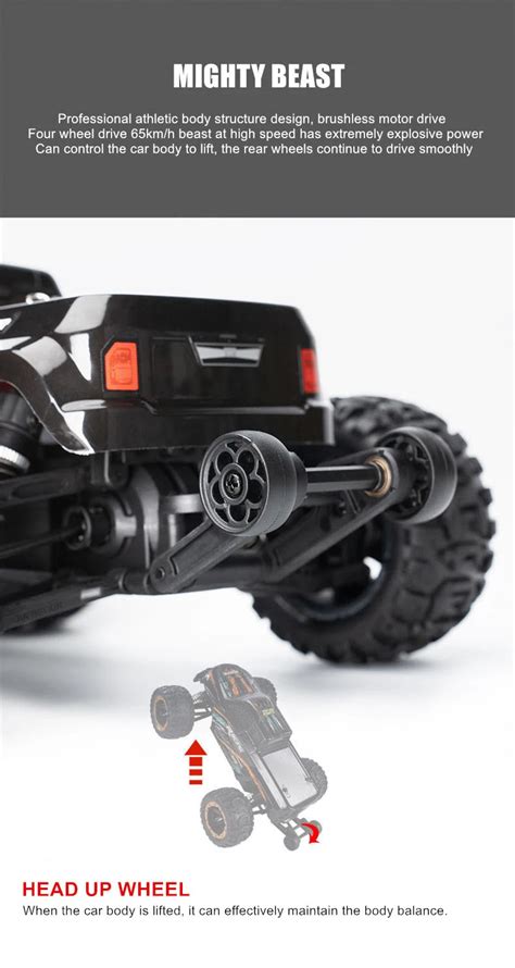 Generic 1 16 RC Tru65km H Brushless Remote Control Monster Trucks Off