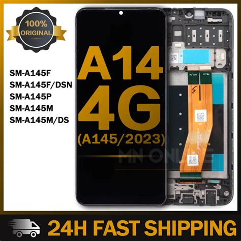 6 6 Original For Samsung Galaxy A14 LTE LCD Display Touch Screen