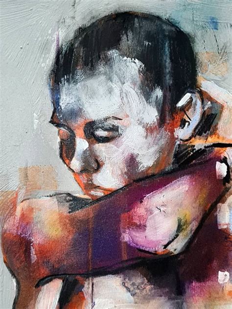 Seated Figure Painting By Thomas Donaldson Saatchi Art