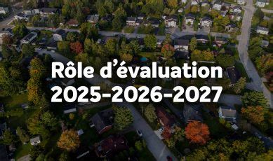 Rôle d évaluation 2025 2026 2027 Ville de Magog Ville de Magog