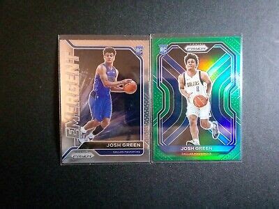 JOSH GREEN 2020-21 Panini Prizm RC Rookie Card Green And Emergent | eBay