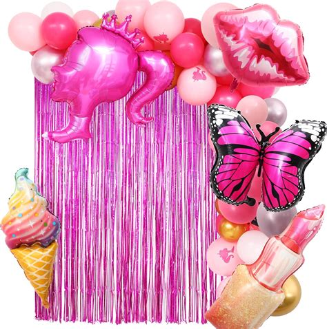 Hot Pink Party Decorations Pink Balloon Garland Arch Kit