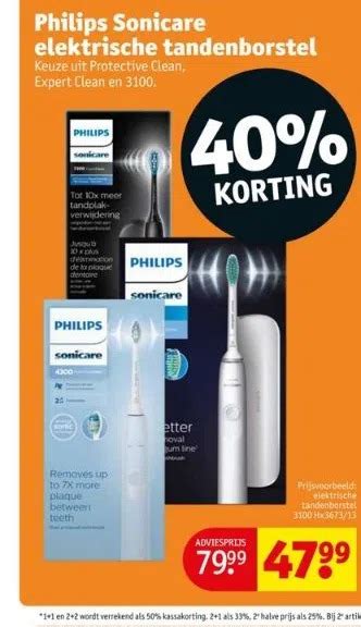 Philips Sonicare Elektrische Tandenborstel Aanbieding Bij Kruidvat