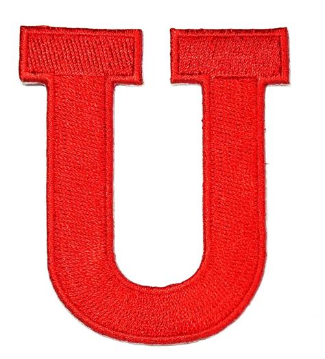 The Letter U In Red