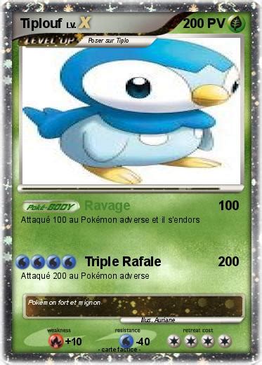 Pokémon Tiplouf 350 350 Ravage Ma carte Pokémon