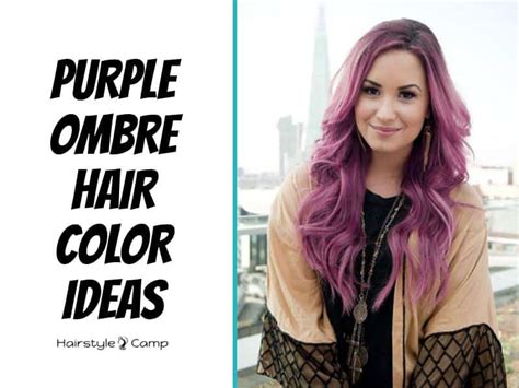 25 Best Purple and Ombre Hair Color Ideas