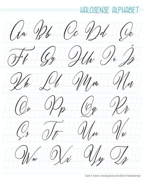 Easy Calligraphy Letters A-z - Calligraphy and Art