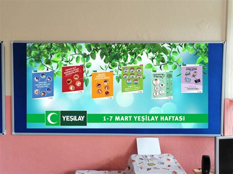 Ye Ilay Haftas Haz R Pano Ve Poster Tasar Mlar Ali Retmen