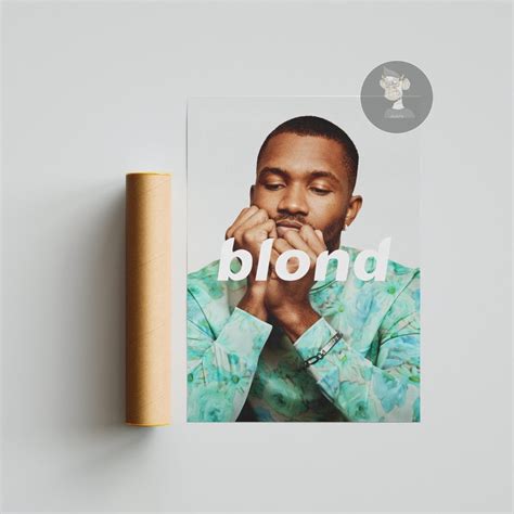 Frank Ocean Blonde Album Cover Poster Etsy