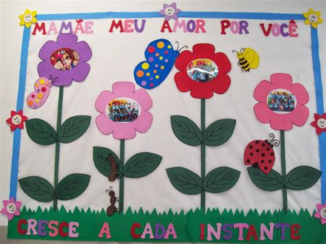 Ensinando Com Carinho Painel Com Rosas De Eva Para O Dia Das Mães