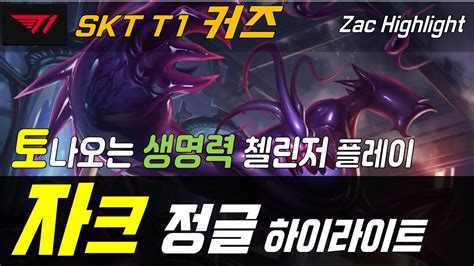 커즈 Cuzz 자크 zac 정글 jungle 페이커와 데프트가 한팀 하이라이트 SKT T1 highlight mad