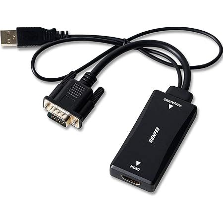 Vga Eingang Zu Hdmi Ausgang Adapter Benfei P Konverter Mit Audio