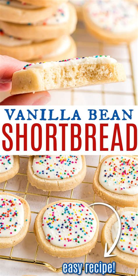 Try These Vanilla Bean Shortbread Cookies For A Fun And Flavorful Twist On Classic Shortbread