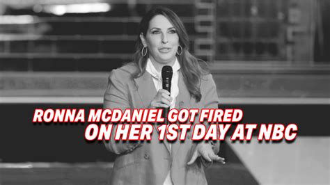 NBC NEWS FIRED RONNA MCDANIEL AFTER ANCHORS LAUNCH ON AIR REBELLION