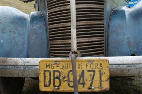 Placa Amarela Em Carro Antigos