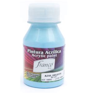 PINTURA AL FRIO FRANCO X60 ML AZUL CELESTE 42