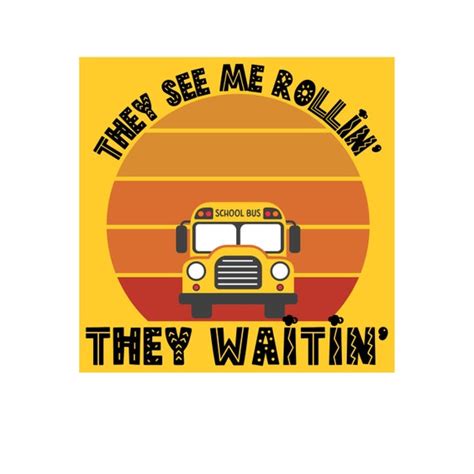 School Bus Sign Funny Sign Etsy