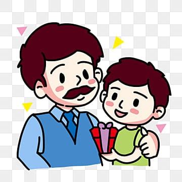 Cartoon Father And Son PNG Transparent Images Free Download | Vector ...