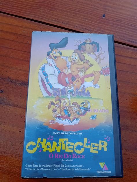 Vhs Chantecler O Rei do Rock dublado Filme e Série Vhs Chantecler