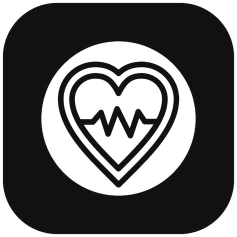 Icono Del Electrocardiograma Vector Premium