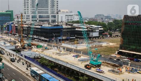 Progres Pembangunan MRT Jakarta Fase 2A Bundaran HI Kota Foto