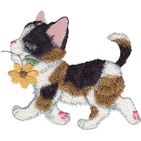 Calico With Flower Machine Embroidery Designs Embroidery Supplies