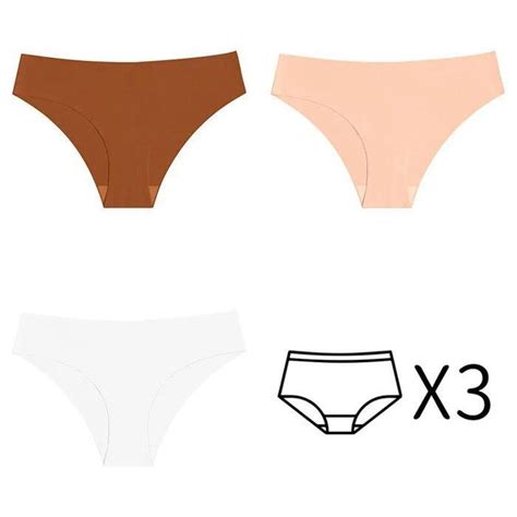 pièces culottes sans couture femmes slips taille basse lingerie femme