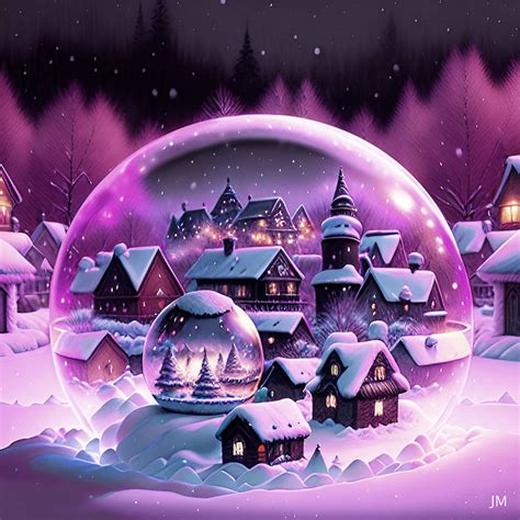 Christmas Village Globe by Canadragon on DeviantArt