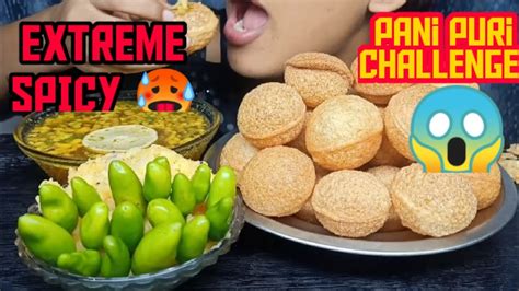 Extreme Spicy 🌶️🥵panipuri Challenge 🥵 Golgappa Eating Fuchka Eating