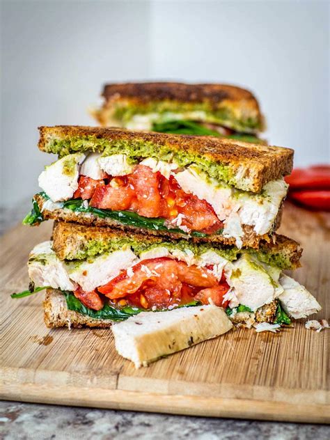 Turkey Pesto Sandwich The Nessy Kitchen