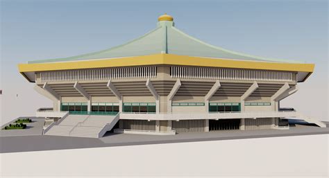 Nippon Budokan - Tokyo Japan 3D model | CGTrader