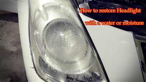 How To Remove Moisture In The Headlight Carwara Korea Used Car