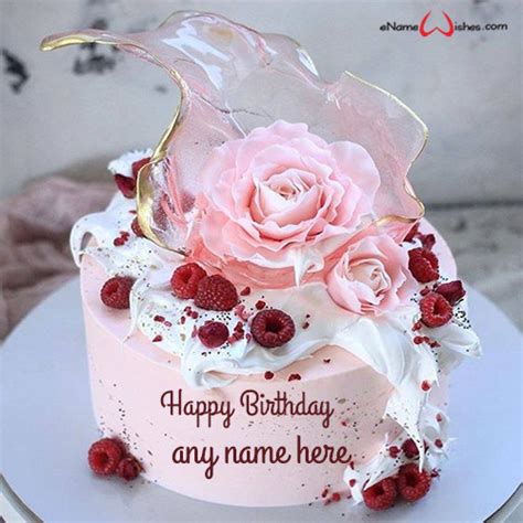 Magical Birthday Wishes Cake with Name - Name Birthday Cakes - Write ...