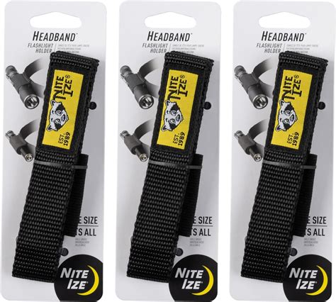 Nite Ize Headband Flashlight Holder - 3 Count (3 Pack) - Amazon.com