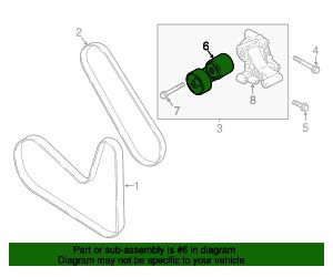 Kia Stinger Serpentine Tensioner Cta Oem Parts Online