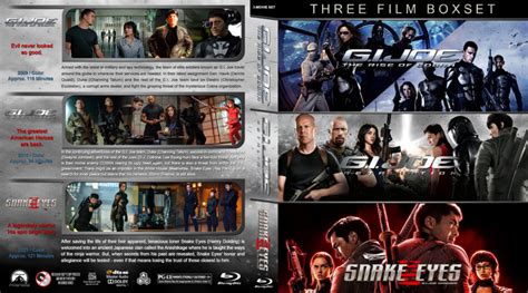 G.I. Joe Triple Feature Custom Blu-Ray Cover - DVDcover.Com