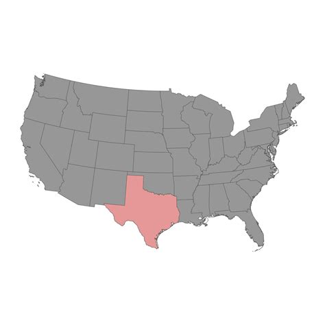 Texas state map. Vector illustration. 26425739 Vector Art at Vecteezy